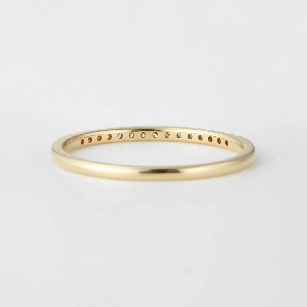 K18 Half Eternity Ring(0.09ct) - Image 3