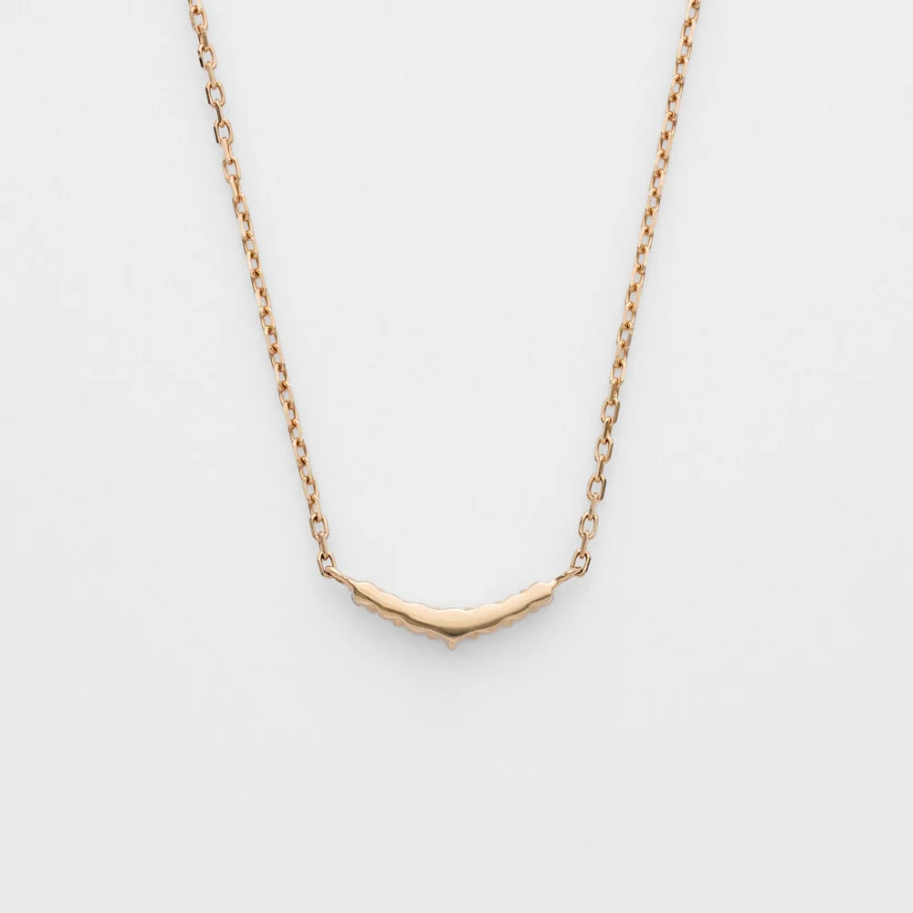 K10 Diamond Necklace (Pink Gold)(0.05ct) - Image 2