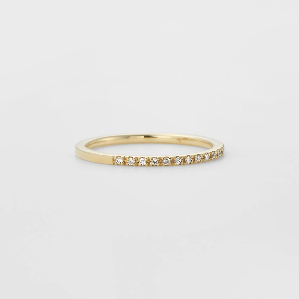 K10 Diamond Pinky Ring - Image 2