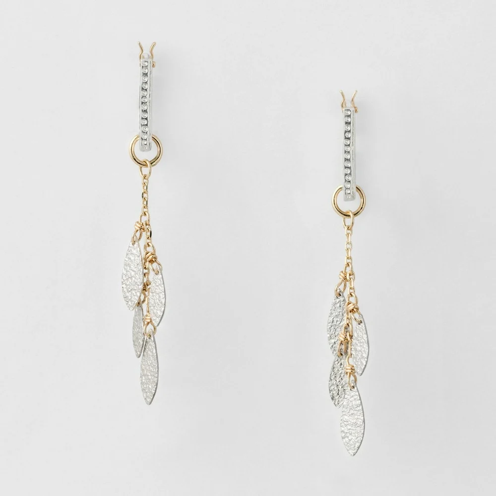 Silver Hoop Earrings - Image 3