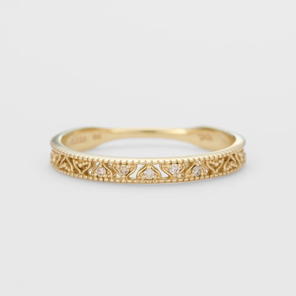 K10 Diamond Ring