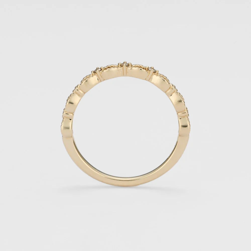 K10 Diamond Pinky Ring (0.01ct) - Image 4