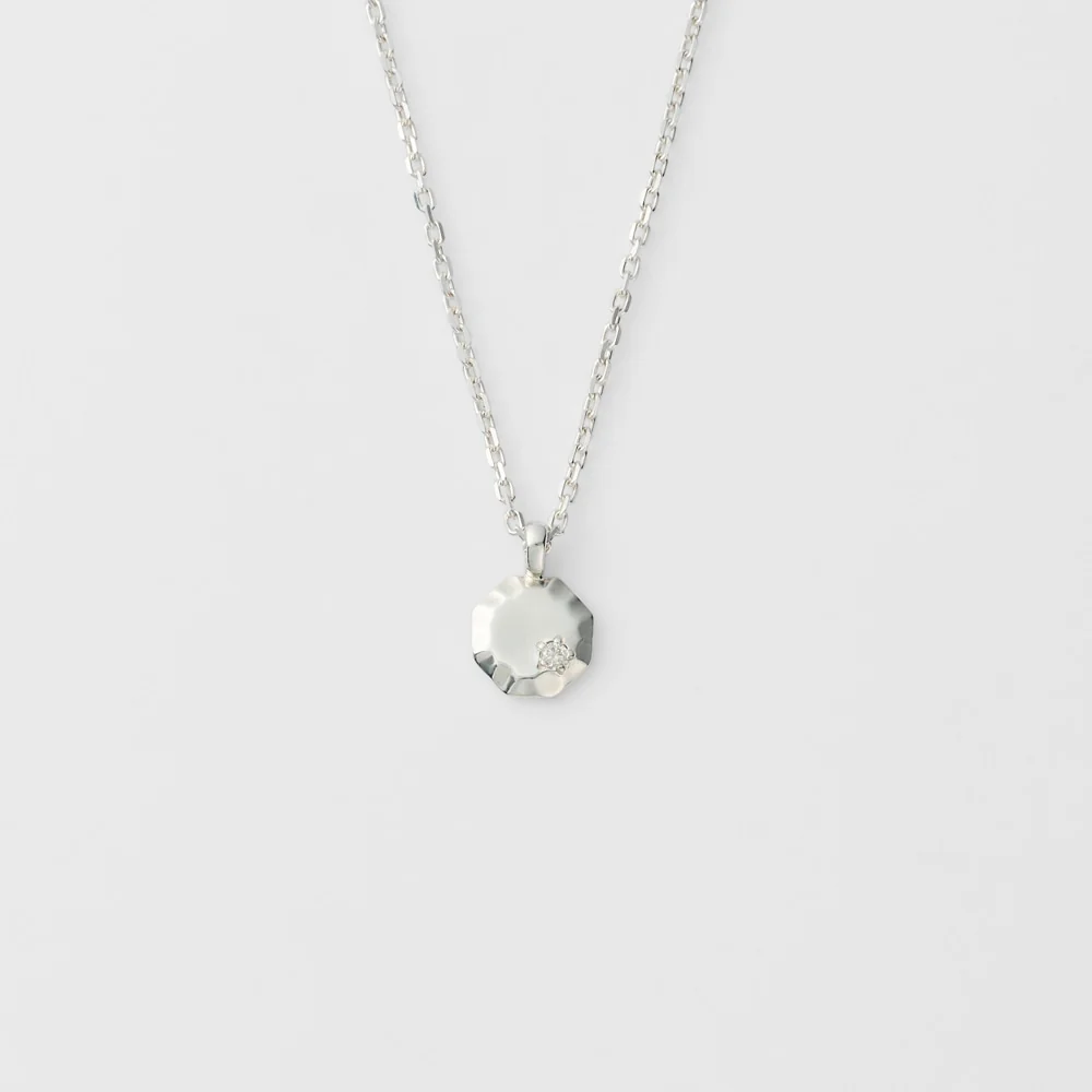 Silver Diamond Necklace