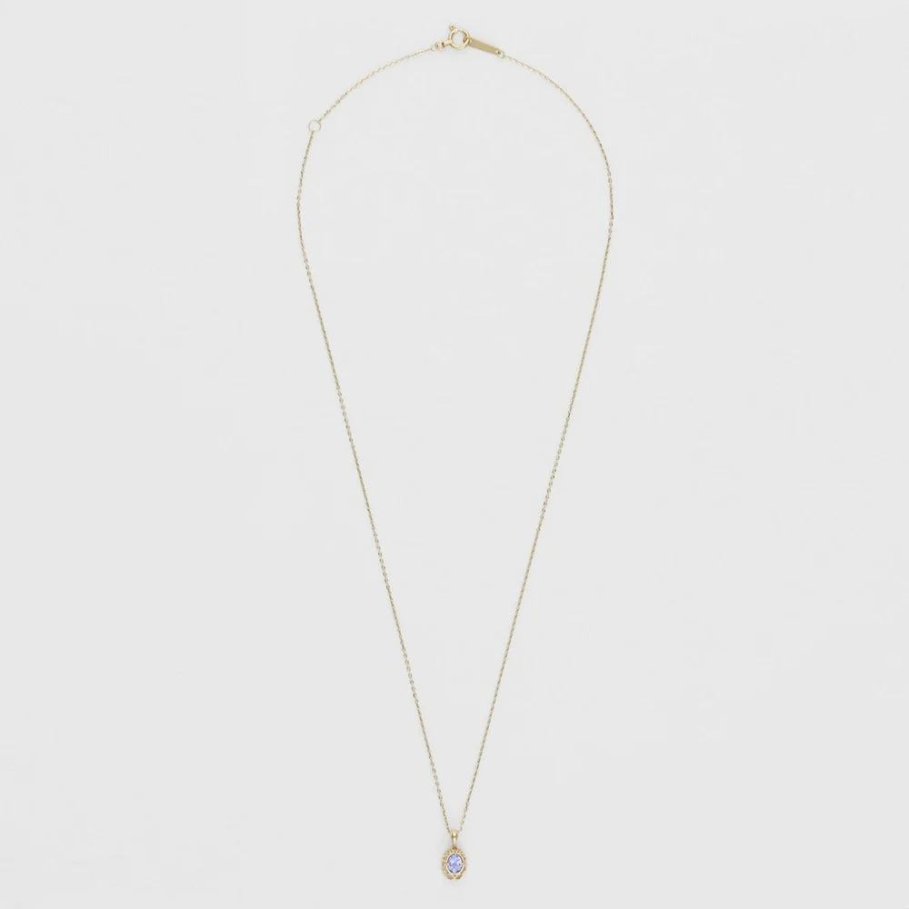 <December Birthstone> K10 Tanzanite Necklace - Image 4