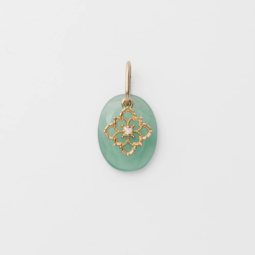 K5 Aventurine Charm