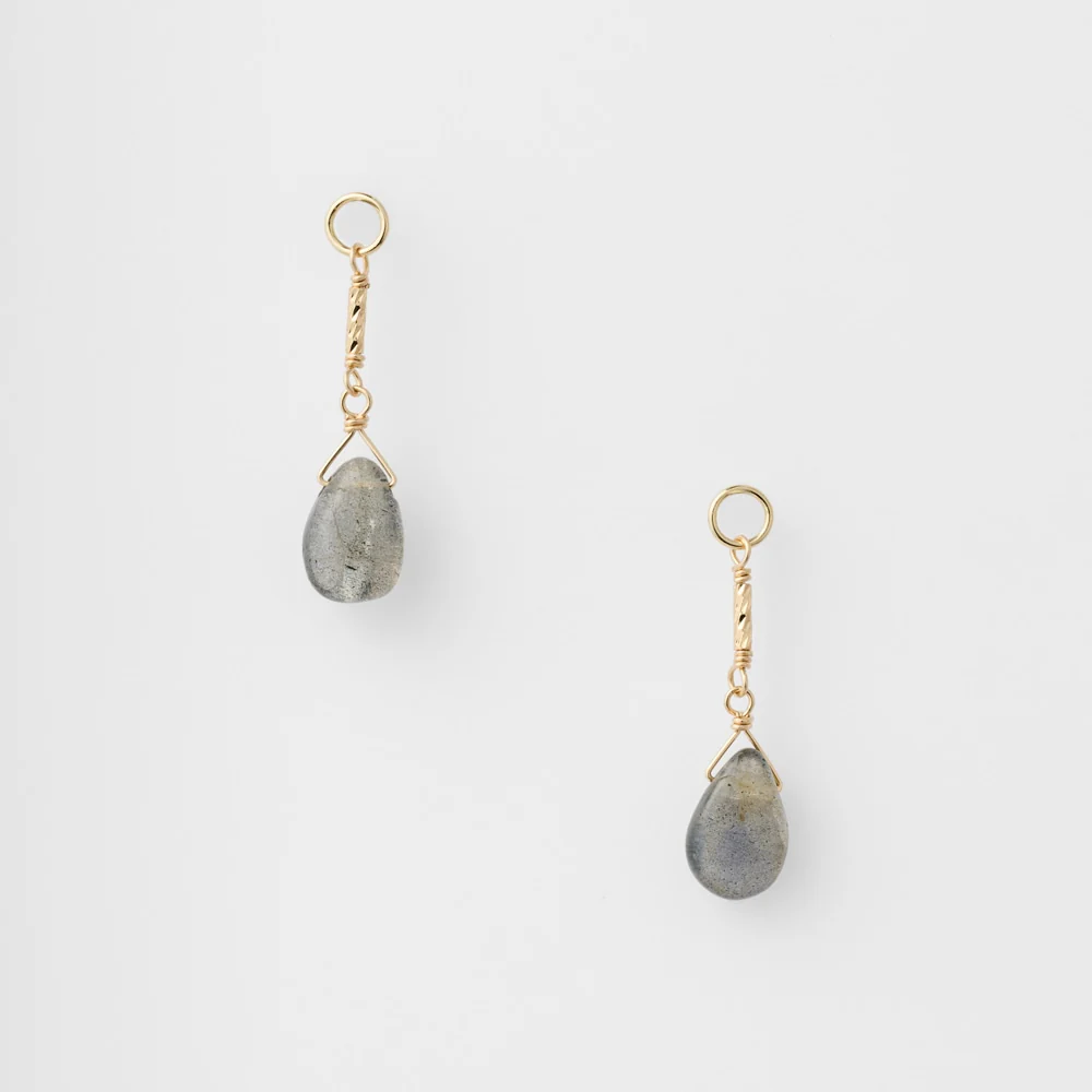 K10 Labradorite Earring Charm