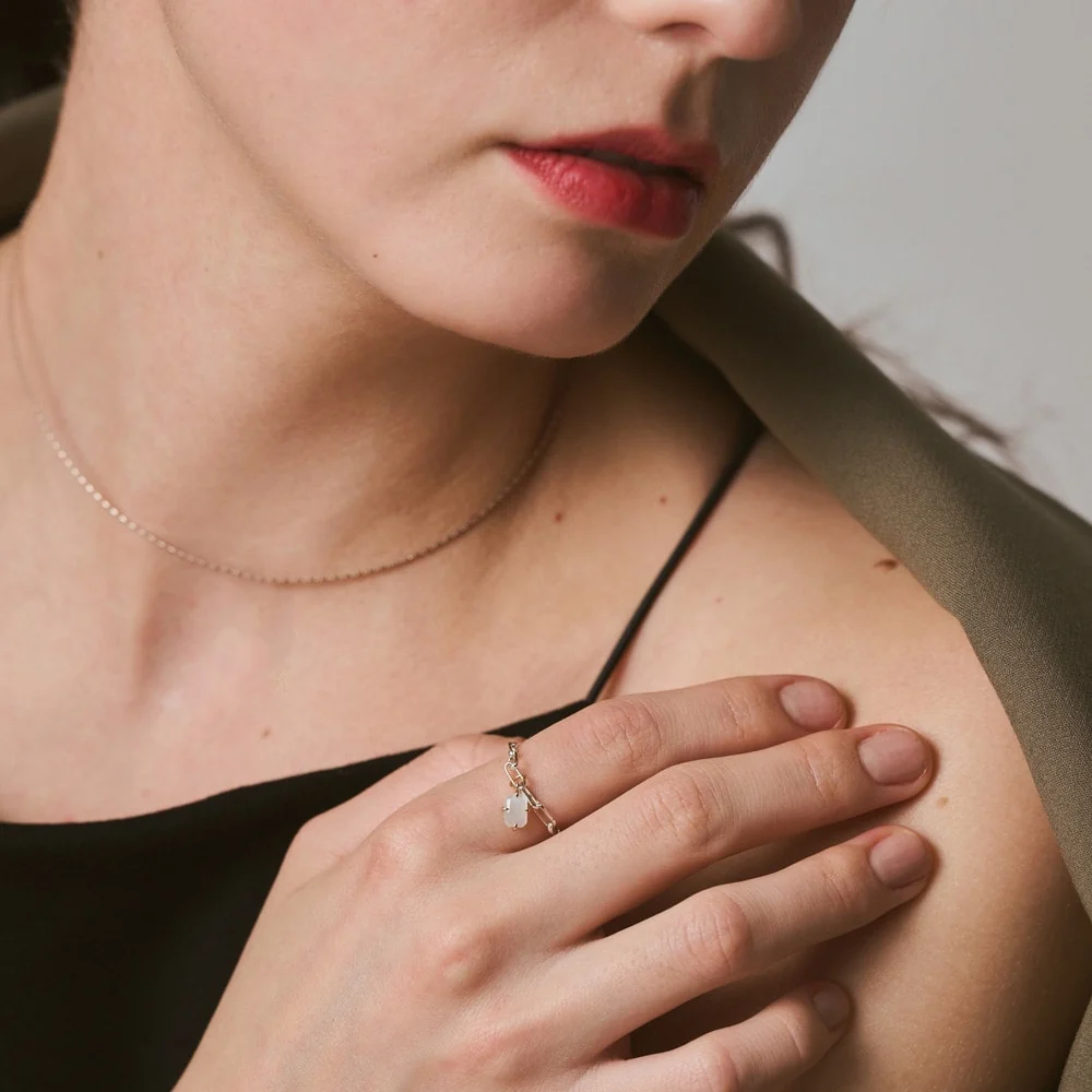 Silver Chain Ring - Image 6