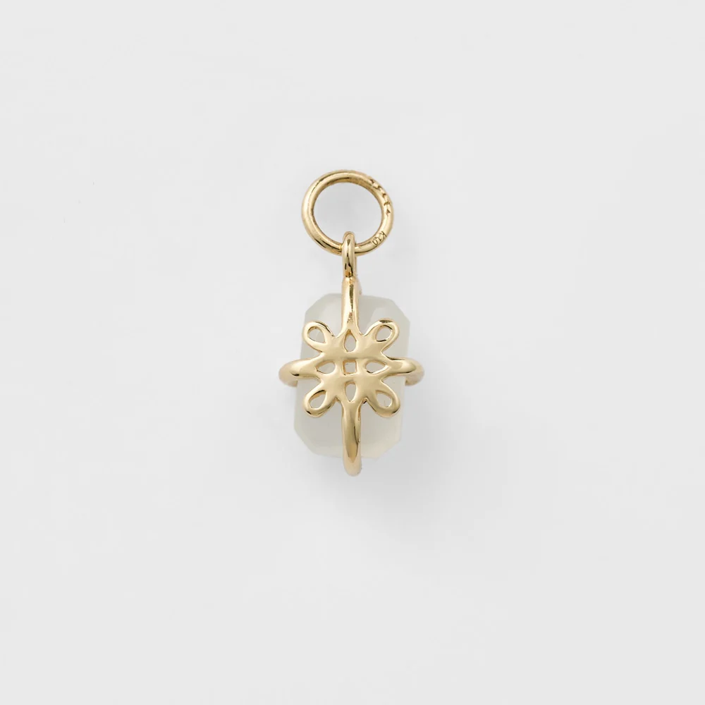 K10 Moonstone Earring Charm (Single) - Image 2