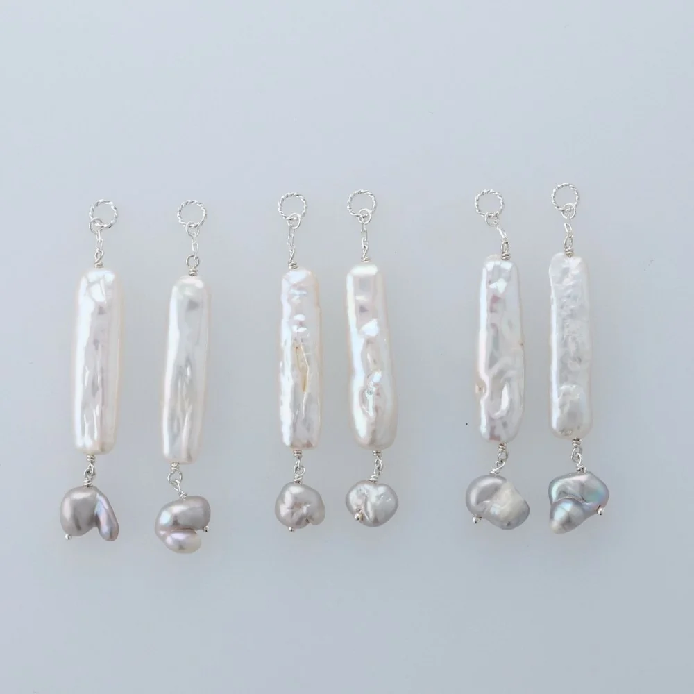 Silver Pearl Earring Charm - Image 5