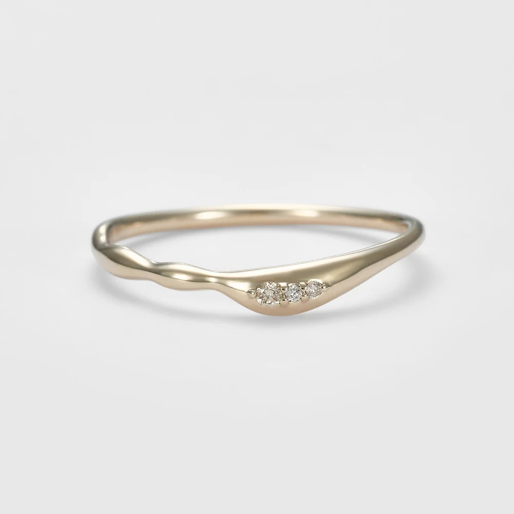 K10 Diamond Ring