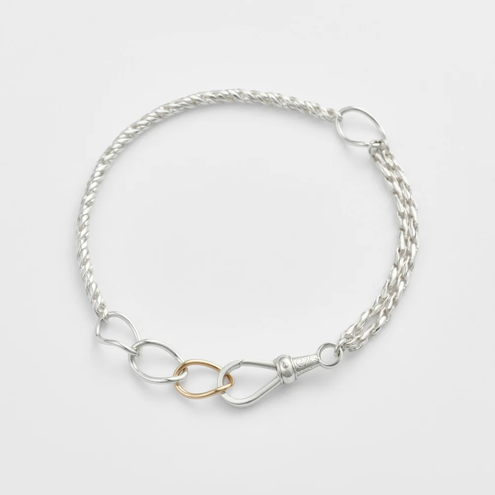 Silver/K10 Bracelet