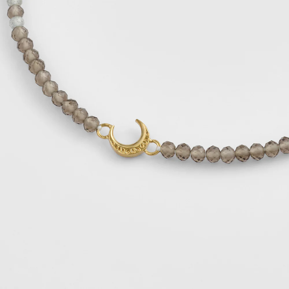 Gold Quartz/Labradorite Bracelet - Image 2