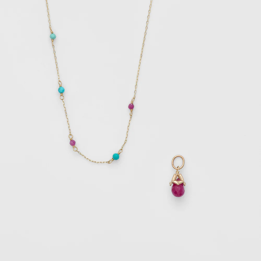K5/K10 Multi-Stone Necklace(2way) - Image 3