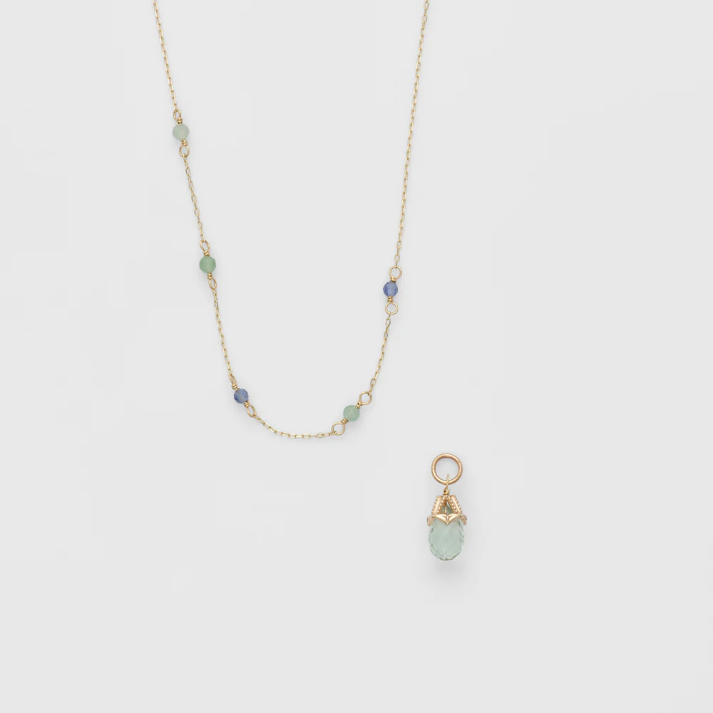 K5/K10 Multi-Stone Necklace(2way) - Image 3
