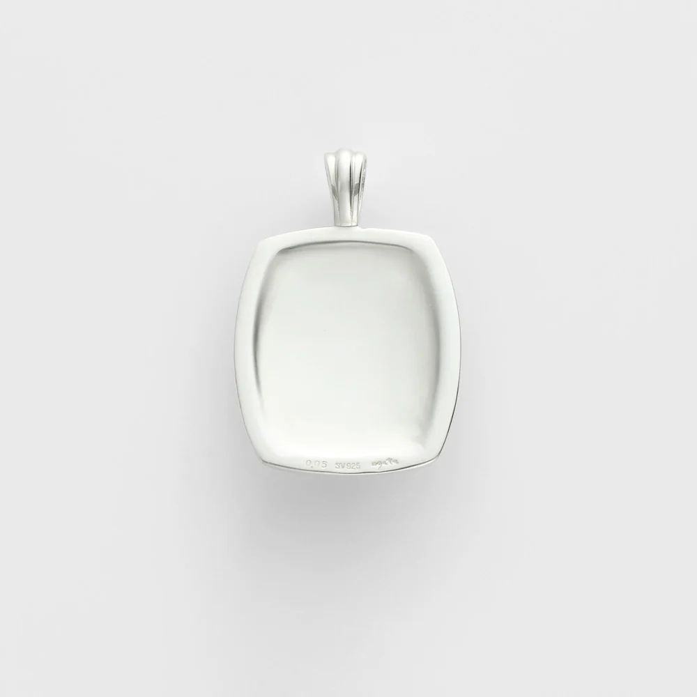 Silver Quartz/Diamond Charm - Image 2
