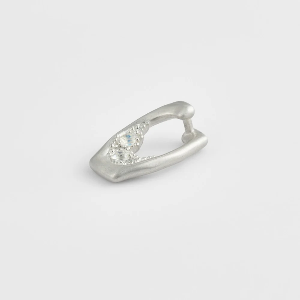 Silver Labradorite/Diamond Charm - Image 4