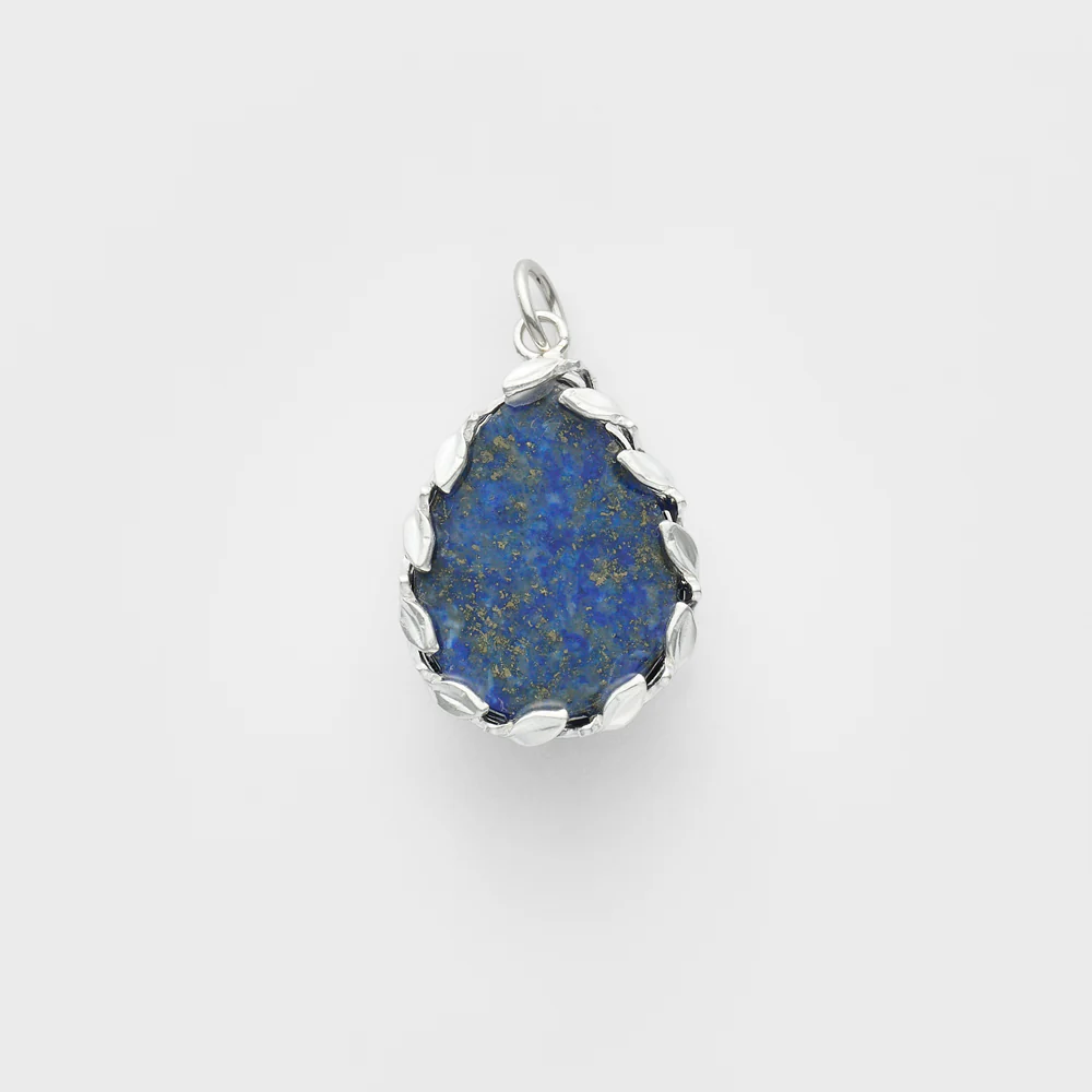 Silver Lapis Lazuli Charm - Image 2