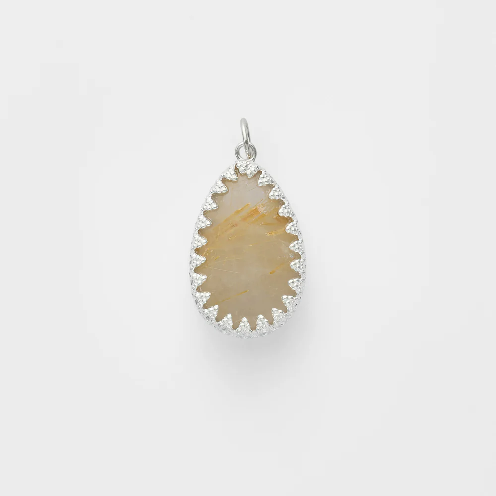 Silver Quartz Charm - Image 2
