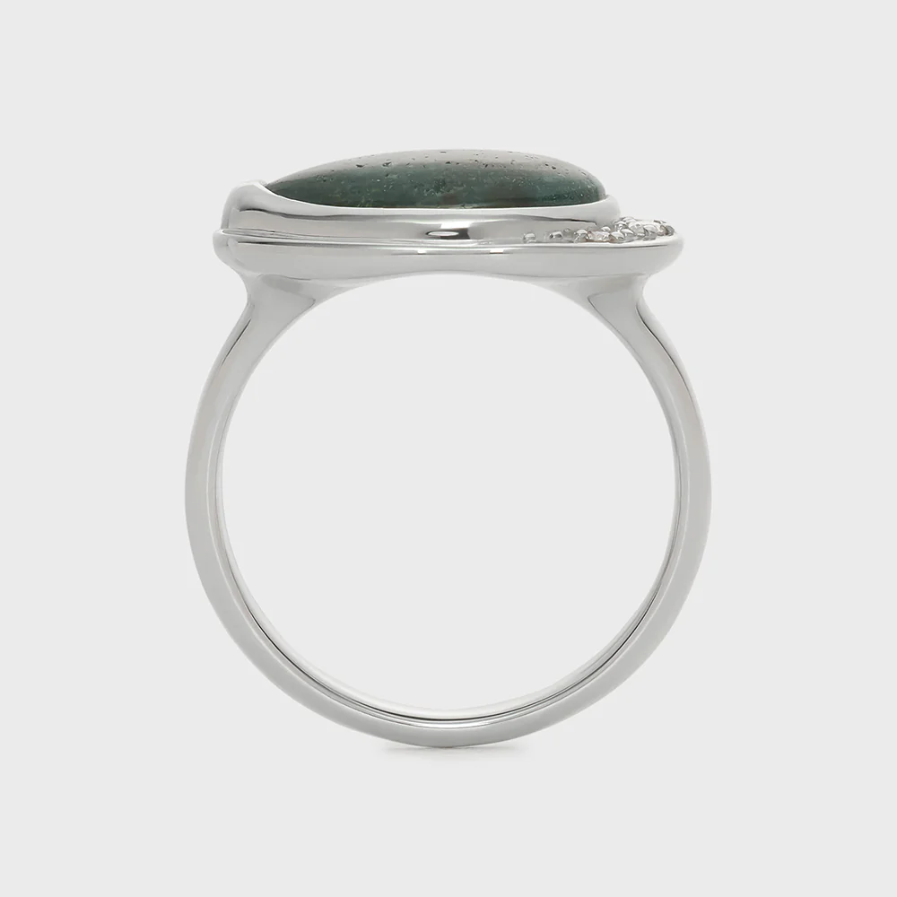 Silver Quartz Ring (0.03ct) - Image 4