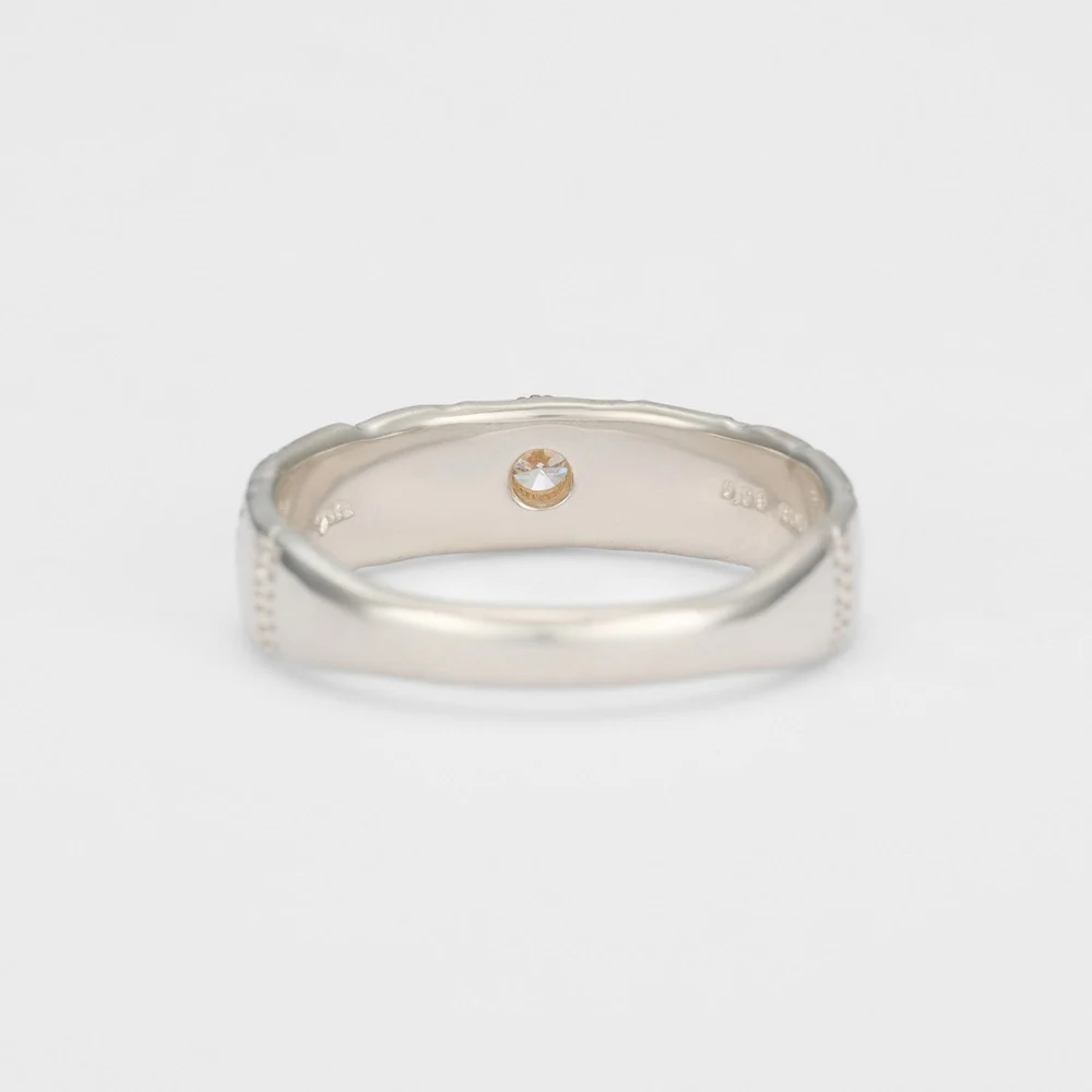 Silver/5K Diamond Ring (S) - Image 3
