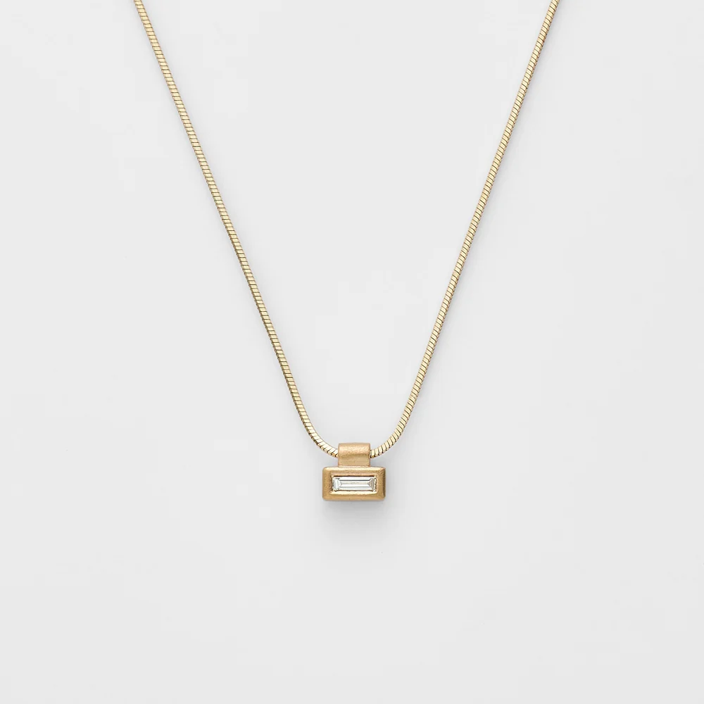 K10 Diamond Necklace (0.02Ct)